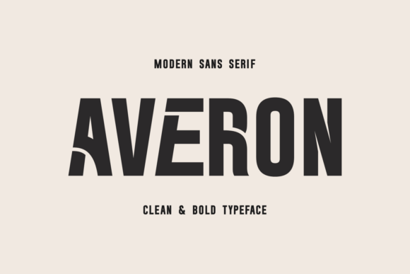 Averon: The Architectural Typeface for Modern Brands