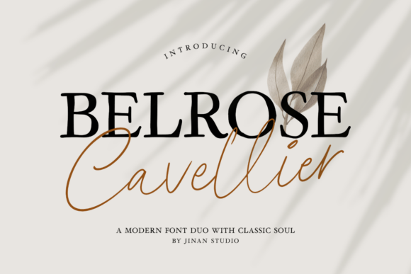 Belrose Cavellier Duo: A Font Pairing with Vintage Soul