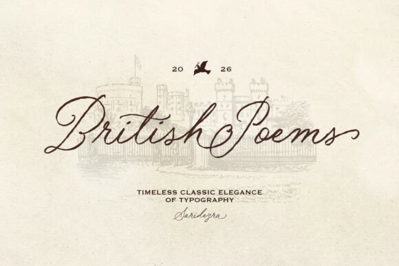 British Poems: A Handwritten Font for Timeless Design