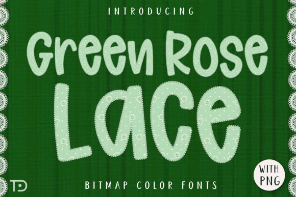 Green Rose Lace: A Shabby Chic Font for Elegant Designs
