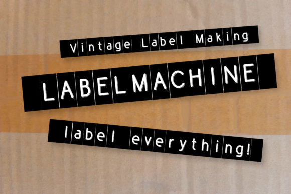 Label Machine: A Cool, Adaptable Font for Any Design Project