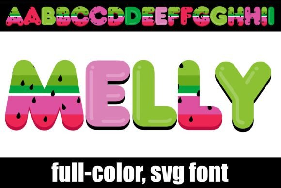 Melly: A Glossy Bubble Font for Playful, High-Impact Design