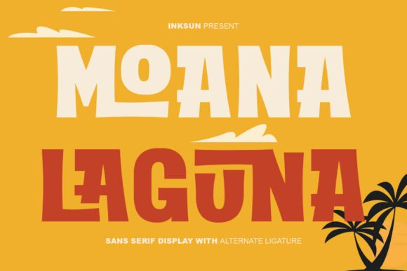 Moana Laguna: A Tropical Typeface for Bold Visual Stories