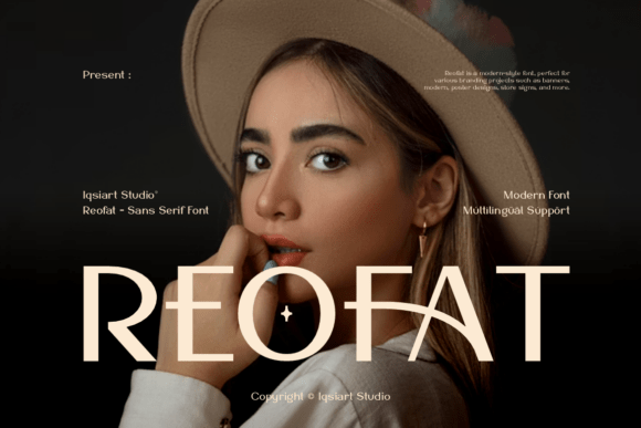 Reofat: A Modern Typeface for Authentic Visual Stories