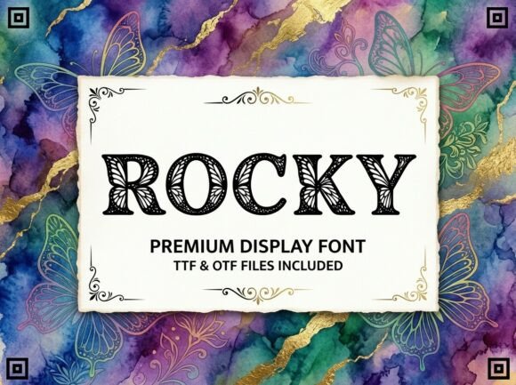 Rocky: A Display Font That Commands Attention