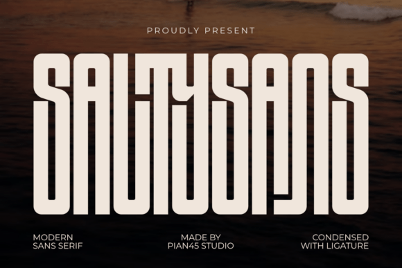 Salty Sans: The Bold Choice for Modern Branding