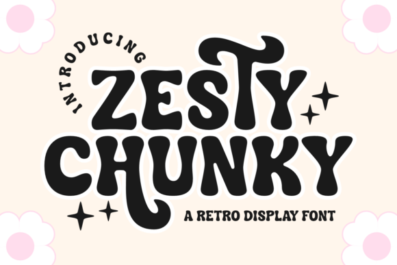 Zesty Chunky: The Retro Display Font with Modern Groove